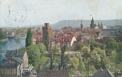 Heilbronn a.N. Teilansicht gl1913 101.998