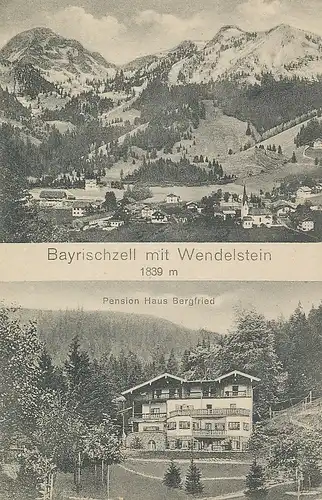 Bayrischzell Pension Haus Bergfried Totale ngl 119.212