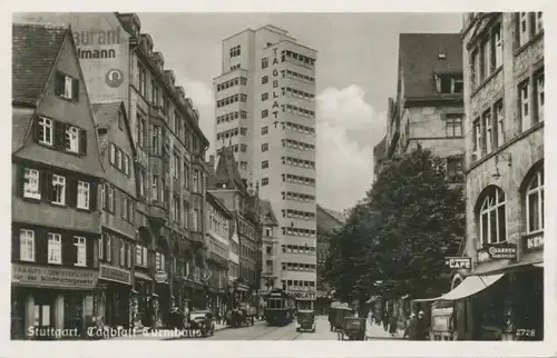 Stuttgart Tagblatt Turmhaus gl1938 103.075