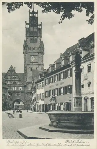 Freiburg i.B. Gasthof zum Bären Partie gl1934 102.160