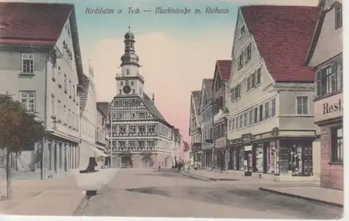 Kirchheim u.T. Marktstraße und Rathaus ngl 83.322