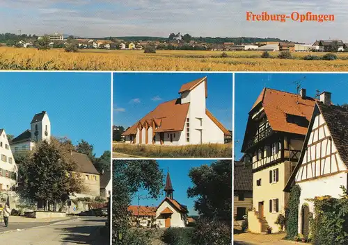 Freiburg-Opfingen Mehrbildkarte Teilans. ngl 102.189