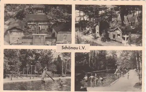 Schönau i.V. Teilansichten Naturbad ngl 97.904