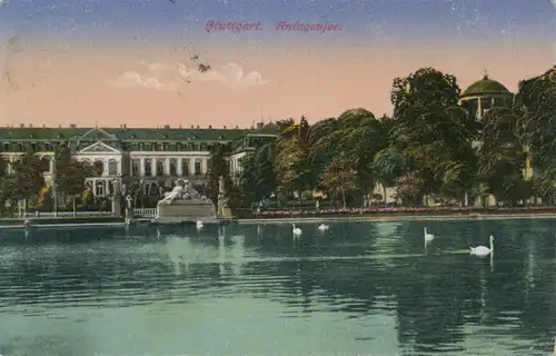 Stuttgart Anlagensee feldpgl1916 103.201