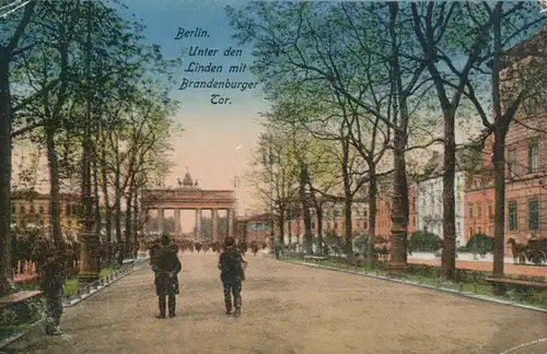 Unter den Linden mit Brandenburger Tor gl1920 103.460