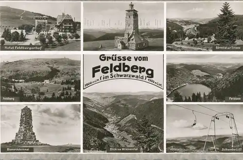 Feldberg Mehrbildkarte gl1956 102.275