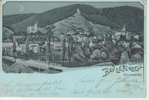 Bad Liebenzell Silberlitho Gesamtpanorama gl1899 83.508