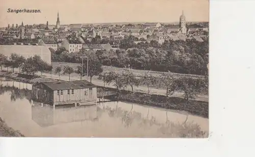 Sangerhausen Stadtpanorama feldpgl1918 92.156