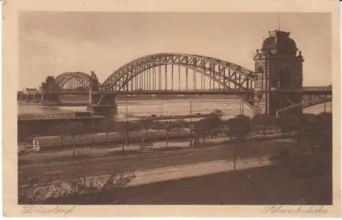 Düsseldorf Rheinbrücke ngl 20.854