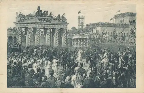 Berlin Einzug der Truppen gl1916 103.998