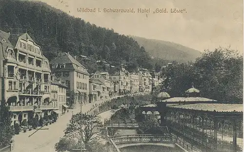 Bad Wildbad Hotel Goldener Löwe gl1915 133.616