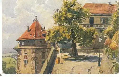 Tübingen Burgpartie gl1918 26.987