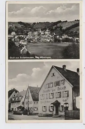 Buttenhausen Gasthof zum Hirsch Panorama ngl 52.065