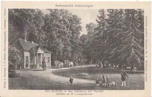 Hessen Kurfürst in Carlsaue am Rondel ngl 20.656