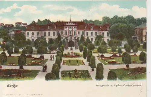 Gotha Orangerie mit Schloss Friedrichsthal ngl 89.503