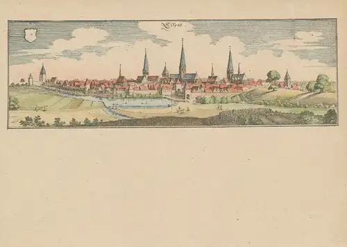 Essen Gesamtansicht Stich v. Braun/Hogenb. ngl 102.474