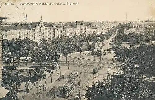 Berlin Lützowplatz Brücke Brunnen gl1911 117.598