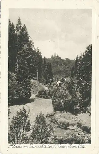 Bad Teinach Teinachtal Ruine Zavelstein gl1928 101.807