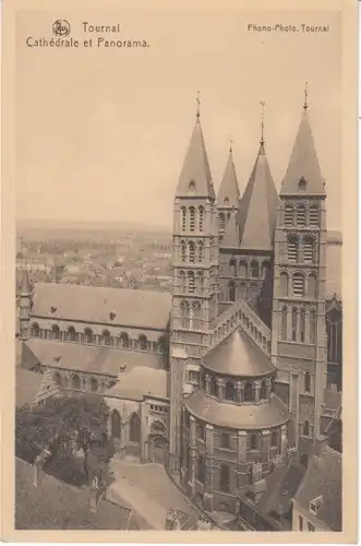 Tournai Cathédrale et Panorama ngl 20.690