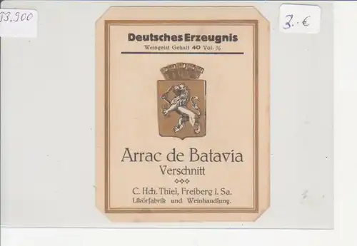 Arrac de Batavia Verschnitt Thiel Freiberg 93.900