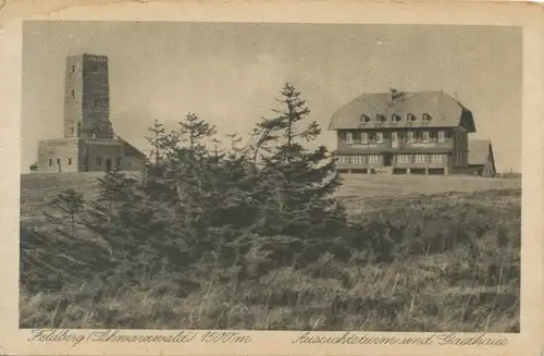 Feldberg Aussichtsturm und Gasthaus ngl 102.819