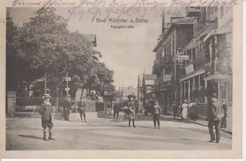 Bad Münster a. Stein Hauptstraße glca.1920 94.927