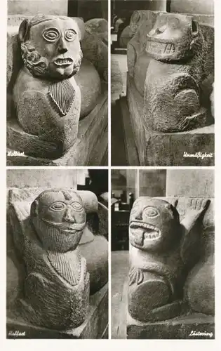 Klosterkirche Alpirsbach Sockelfiguren ngl 102.850