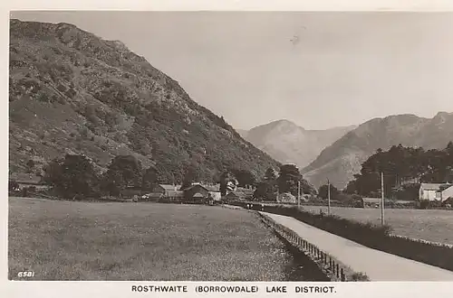Rosthwaite Borrowdale Lake district gl1945 B9431