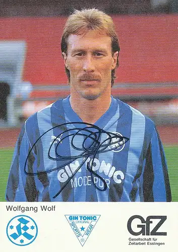 Fußball: Stuttgarter Kickers Wolfgang Wolf 112.702