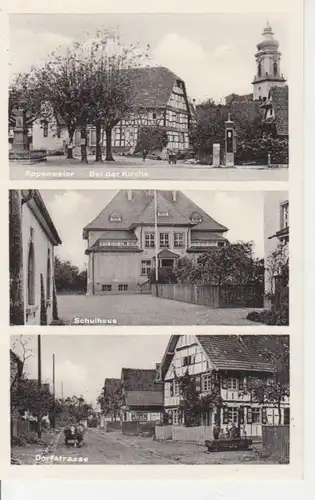 Appenweier Schulhaus Dorfstraße Kirche ngl 82.850