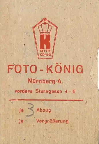 Abholschein Foto-König Nürnberg ngl 104.129