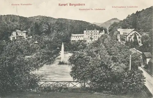 Bergzabern Kurhaus Sanatorium Luisenruhe gl1916 102.781