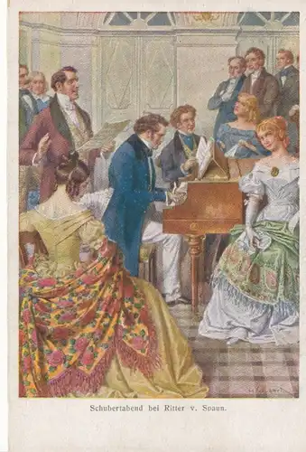 Schubertabend bei Ritter von Spaun ngl 105.244