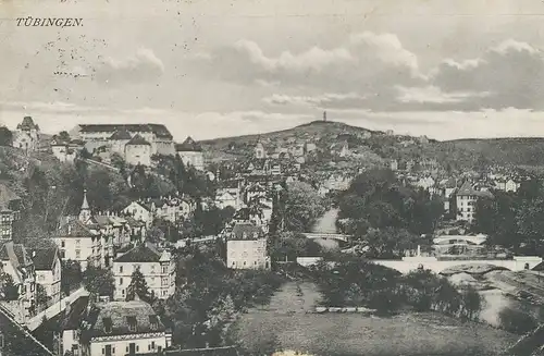 Tübingen a.N. Teilansicht gl1913 101.753