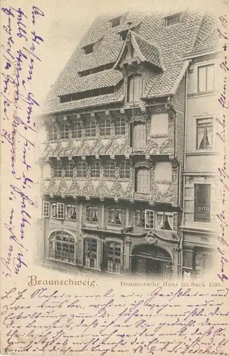 Braunschweig Demmersche Haus im Sack1536 gl1900 103.487