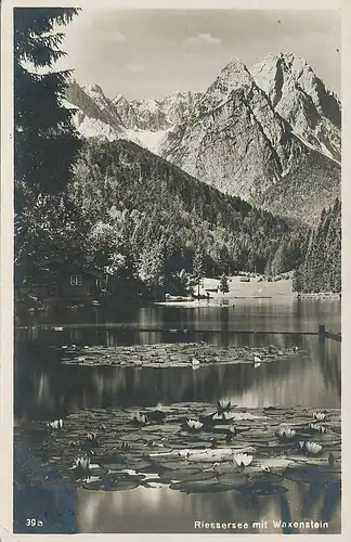 Riessersee mit Waxenstein gl1932 126.013