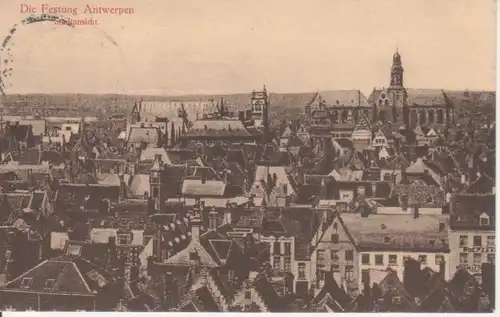 Antwerpen Stadtpanorama feldpgl1917 203.576