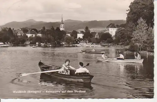 Waldkirch Kahnpartie auf dem Stadtsee gl1960 82.949