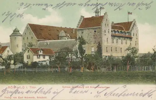Römhild Schloß Glücksburg Waisenhaus gl1906 103.702