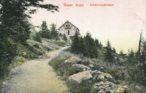 Berghütte: Bayer. Wald Arberschutzhaus ngl 104.165