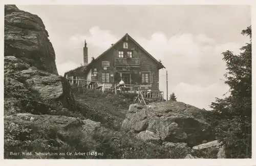 Berghütte: Bayr. Wald Arberschutzhaus gl1936 104.177