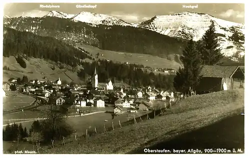 Oberstaufen im Allgäu Gesamtansicht gl1939 109.018