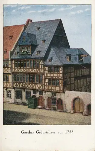 Goethes Geburtshaus vor 1755 ngl 105.181