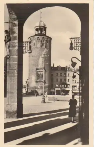 Görlitz Blick zum Dicken Turm ngl 84.623