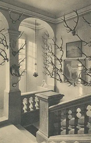 Dresden Schloss Weesenstein Aufgang ngl 111.420