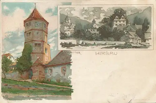 Hirsau Velten's Künstlerpostkarte Nr.42 gl1900 101.923