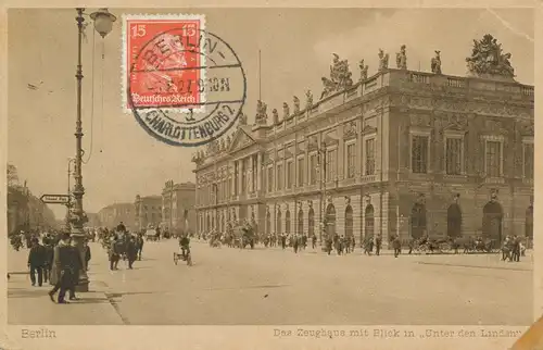 Berlin Zeughaus Blick Unter den Linden gl1927 104.020