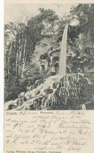 Urach Wasserfall gl1905 109.922