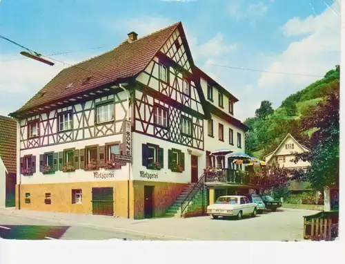 Lautenbach Gasthaus Metzgerei Sonne gl1984 82.297