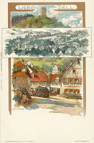 Liebenzell Velten's Künstlerpostkarte Nr.45 ngl 101.912